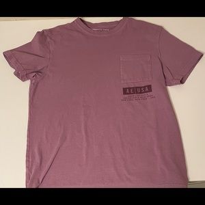American Eagle tee, purple, size medium